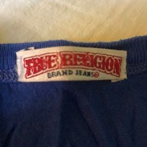 Adorable True Religion slouchy racer back tank